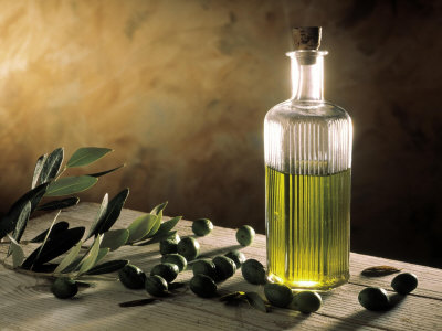 Olive-Oil-in-Bottle-Olives-Posters